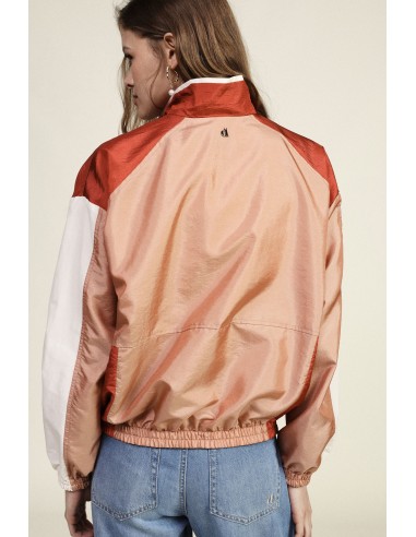 Bomber com painéis em contraste e detalhes elásticos Dixie
