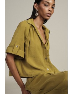 Camicia Corta Con Maniche Ampie E Bottoni Dixie - Vestiti Firmati L...