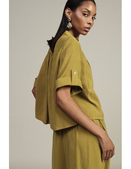 Camicia Corta Con Maniche Ampie E Bottoni Dixie - Vestiti Firmati L...