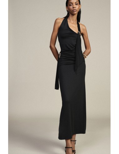 Gonna Midi Con Drappeggio E Dettaglio Gioiello Dixie - Vestiti Firm...