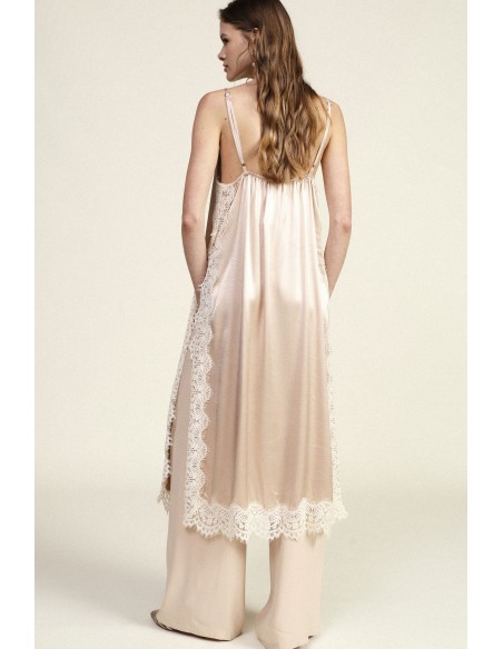 Completo Con Pantaloni Ampi E Top Con Pizzo Dixie - Vestiti Firmati...