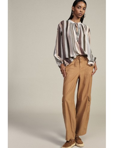 Pantaloni Palazzo Con Tasche Cargo Laterali Dixie - Vestiti Firmati...