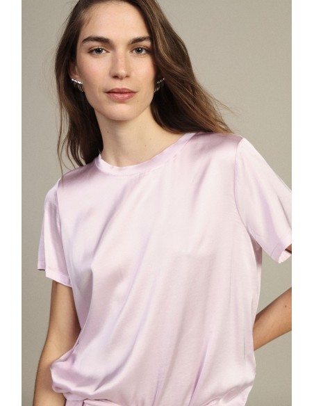 T-shirt de mangas curtas, corte reto Dixie