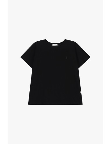 T-shirt corte regular gola redonda logótipo bordado Please