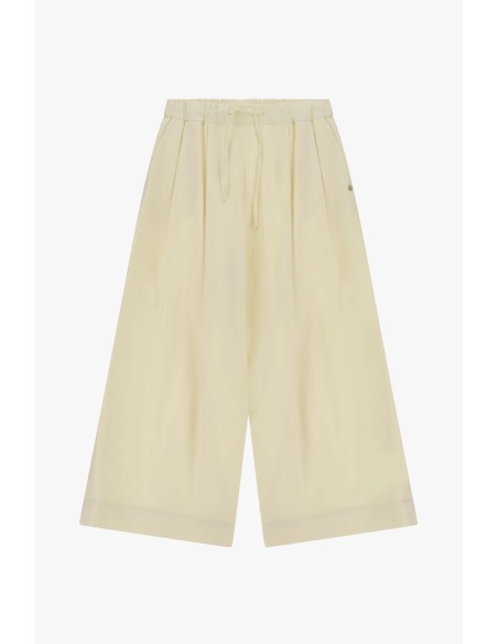 Pantaloni Palazzo Cropped Con Vita Elasticizzata Please - Vestiti F...