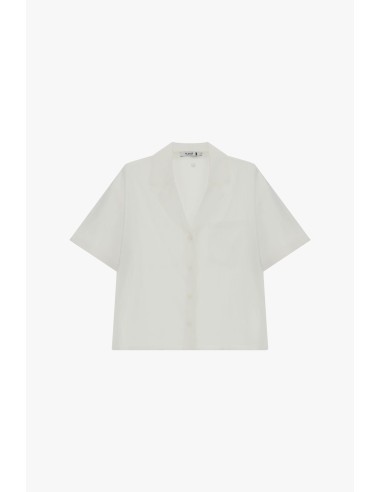 Camisa boxy curta com bolso no peito Please