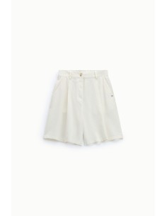 Shorts de corte regular com pinças e bolsos laterais Please 2