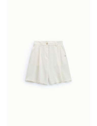 Shorts de corte regular com pences e bolsos laterais Please