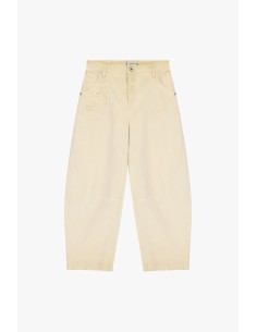 Trousers Vita Alta Con Fondo Taglio Vivo Please - Vestiti Firmati L... 2