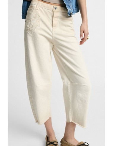 Trousers Vita Alta Con Fondo Taglio Vivo Please - Vestiti Firmati L...