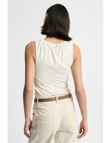 Top Senza Maniche Con Arricciature Laterali Please - Vestiti Firmat...