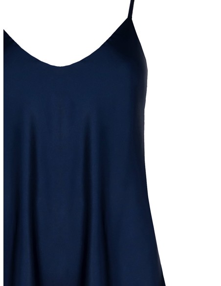 Top Entalhado Fluido em Cetim Rinascimento