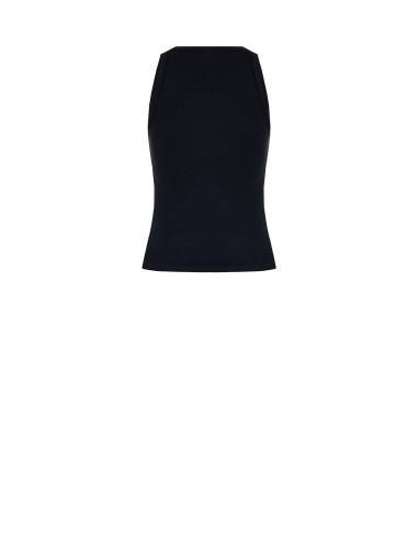 Top justo em mistura de algodão Rinascimento