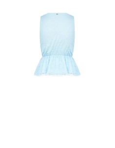 Top Peplum em Renda com Decote em V Cruzado Rinascimento 2