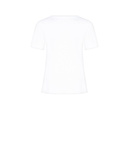 T-shirt regular em algodão com estampa de ursinho tenista com strass Rinascimento
