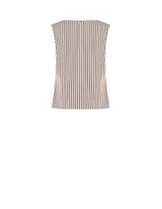 Top Sem Mangas Amplo em Raso às Riscas Rinascimento 2