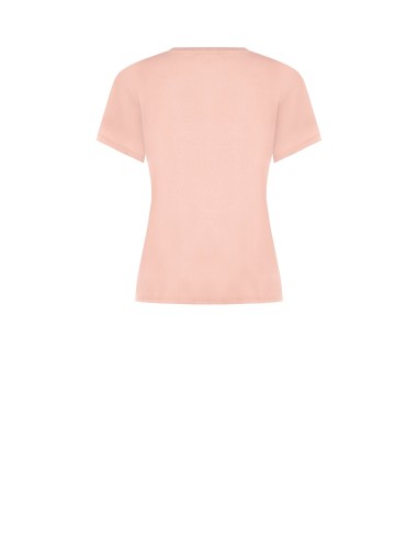 T-shirt regular em algodão com estampa estilo baseball vintage Rinascimento