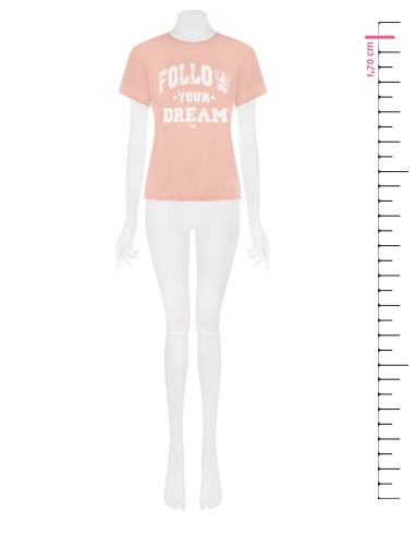 T-shirt regular em algodão com estampa estilo baseball vintage Rinascimento