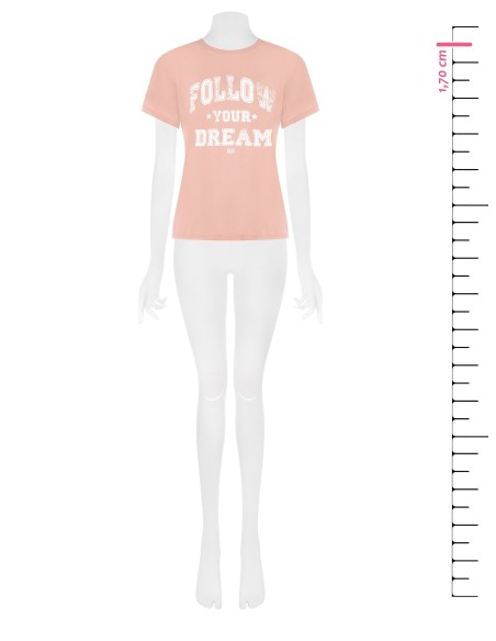 T-shirt regular em algodão com estampa estilo baseball vintage Rinascimento