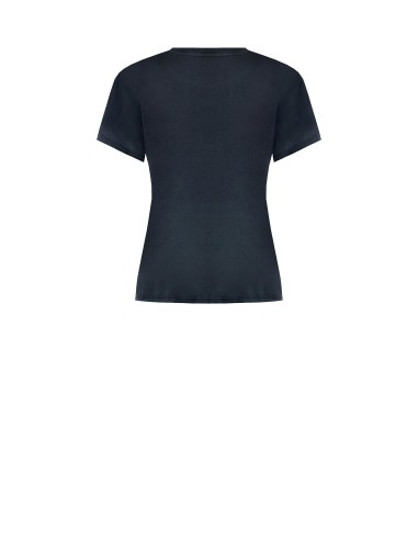 T-shirt regular em algodão com estampado estilo basebol vintage Rinascimento