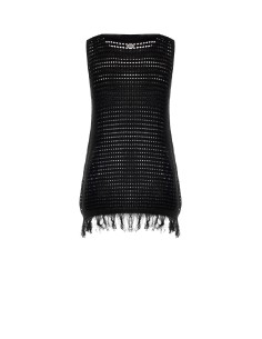 Top Comprido Vazado Com Franjas Rinascimento 2