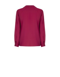 Camisa fluida em georgette sem botões Rinascimento 2