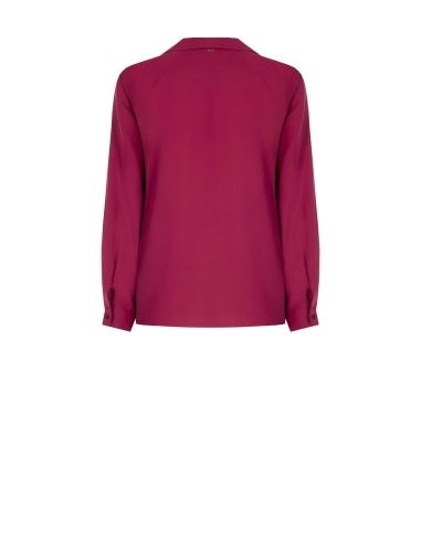 Camisa Fluida em Georgette Sem Botões Rinascimento