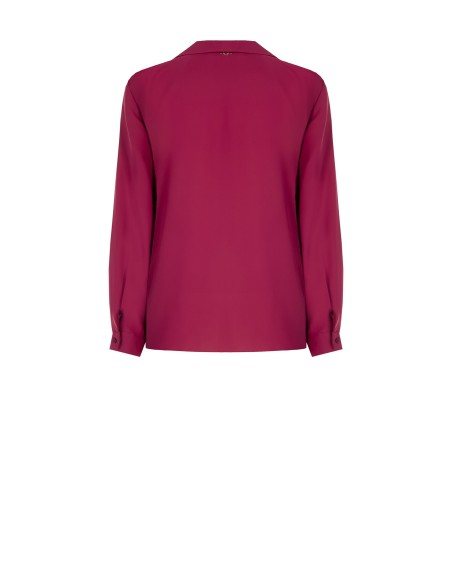 Camisa Fluida em Georgette Sem Botões Rinascimento