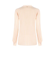 Camisa Regular Em Tecido Leve Com Folhos Rinascimento 2