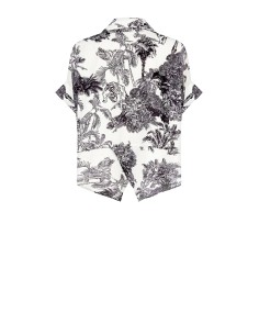 Camisa Oversize Assimétrica Motivo Jungle Rinascimento 2
