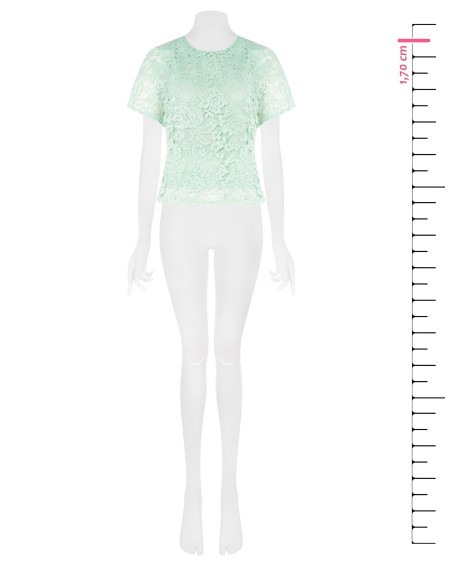 Blusa oversize em renda Rinascimento
