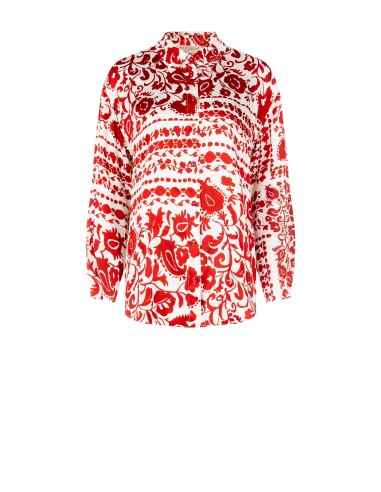 Camisa oversize em viscose Rinascimento