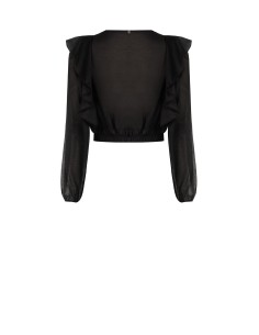 Blusa Balão em Fibra Ecológica com Decote em V Rinascimento 2