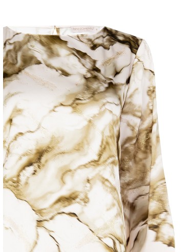 Blusa Ampla com Manchas de Glitter Rinascimento