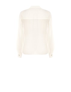 Camisa Ampla Semitransparente Com Bolsos Rinascimento 2