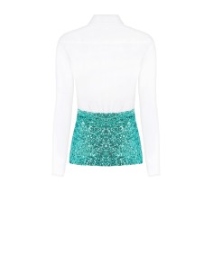 Camisa com bainha coberta de lantejoulas Rinascimento 2