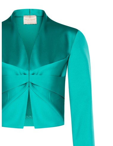 Bolero Cobertura de Ombros em Cetim com Gancho Rinascimento