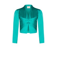 Bolero/capa para os ombros em cetim com gancho Rinascimento