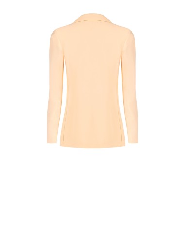 Blazer Entalhado em Crepe Rinascimento