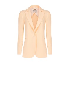 Blazer Entalhado em Crepe Rinascimento