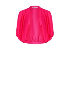 Bolero em Georgette com Mangas Bufantes Rinascimento