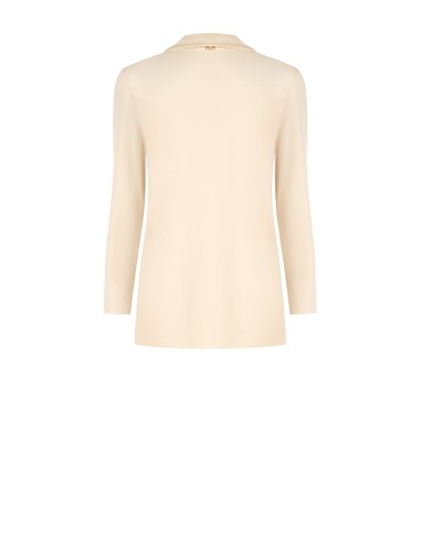 Blazer Entalhado Aberto em Tecido Técnico Rinascimento