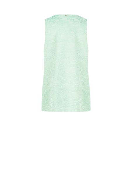 Colete Longo Aberto em Renda Rinascimento