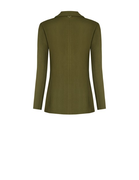 Blazer acinturado em tecido técnico Rinascimento