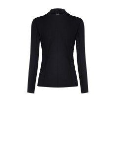 Blazer curto entalhado em mistura de algodão Rinascimento 2