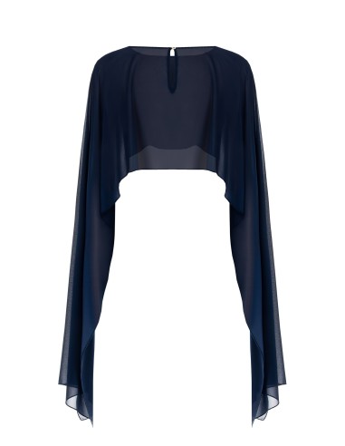 Bolero em georgette, comprido nos braços Rinascimento