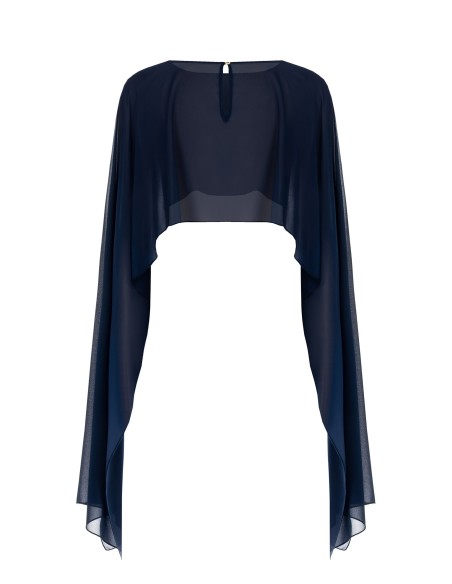 Bolero em georgette, comprido nos braços Rinascimento