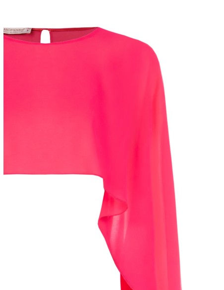 Bolero em georgette, comprido nos braços Rinascimento