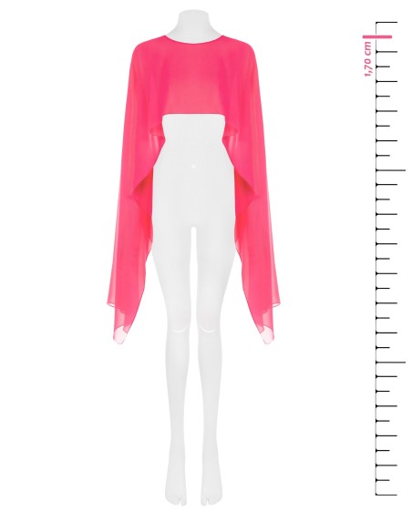 Bolero em georgette comprido nos braços Rinascimento