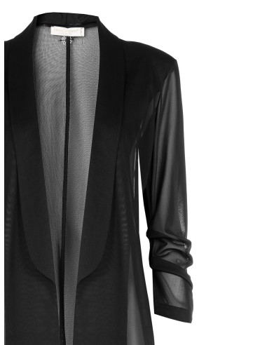 Blazer aberto em tule elástico Rinascimento